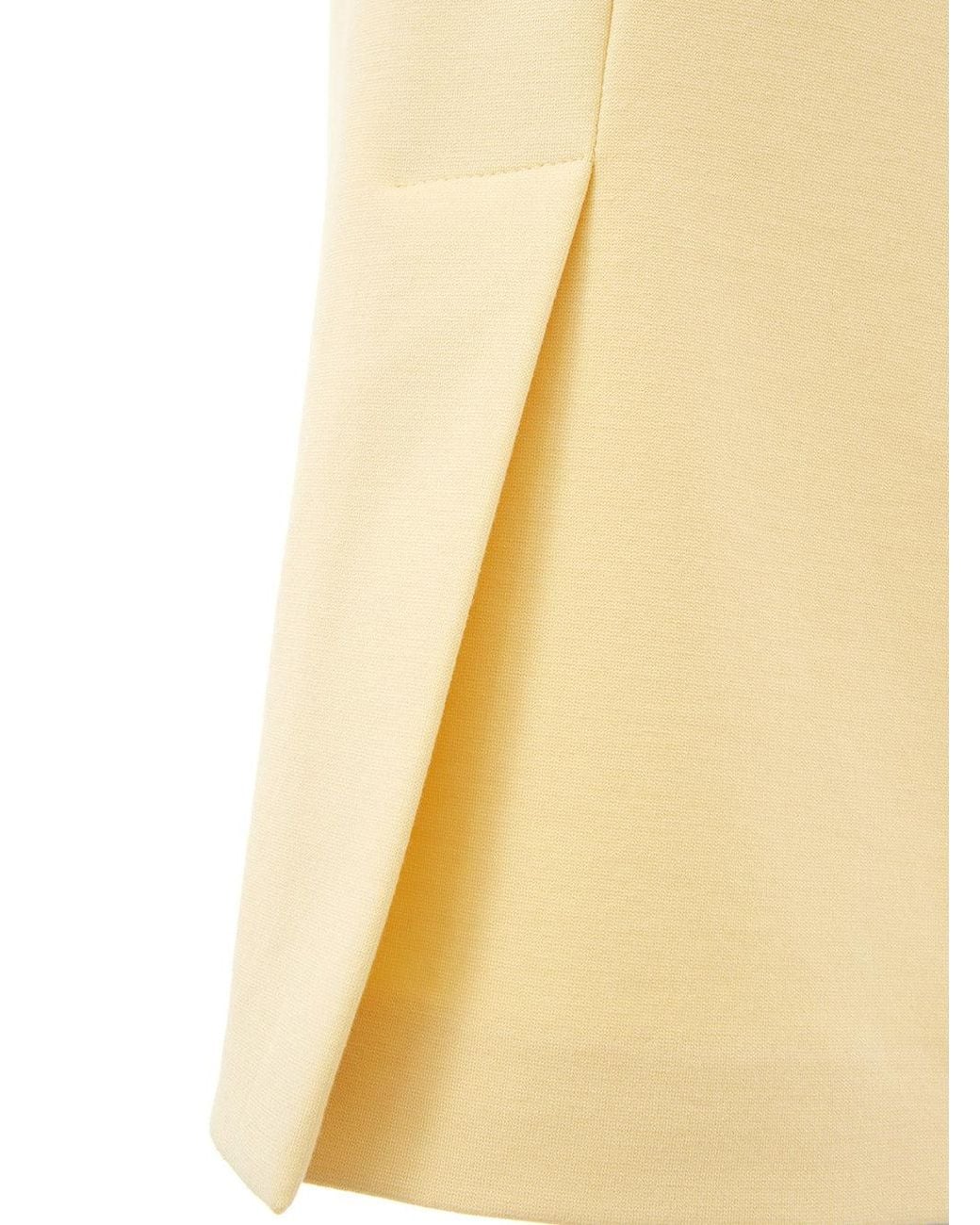 Lardini Natural Sheath Dress Skirt