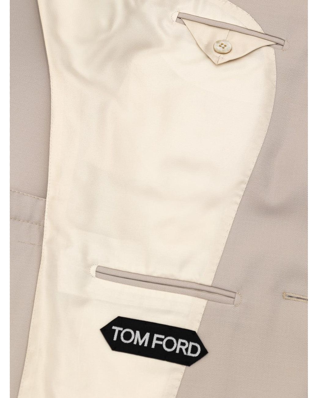 Tom Ford Natural Single -Breasted Jacket for men