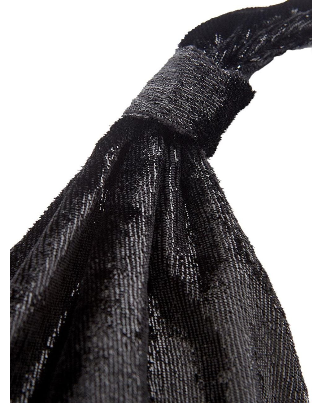 Lardini Black Embellished Velvet Effect Dress