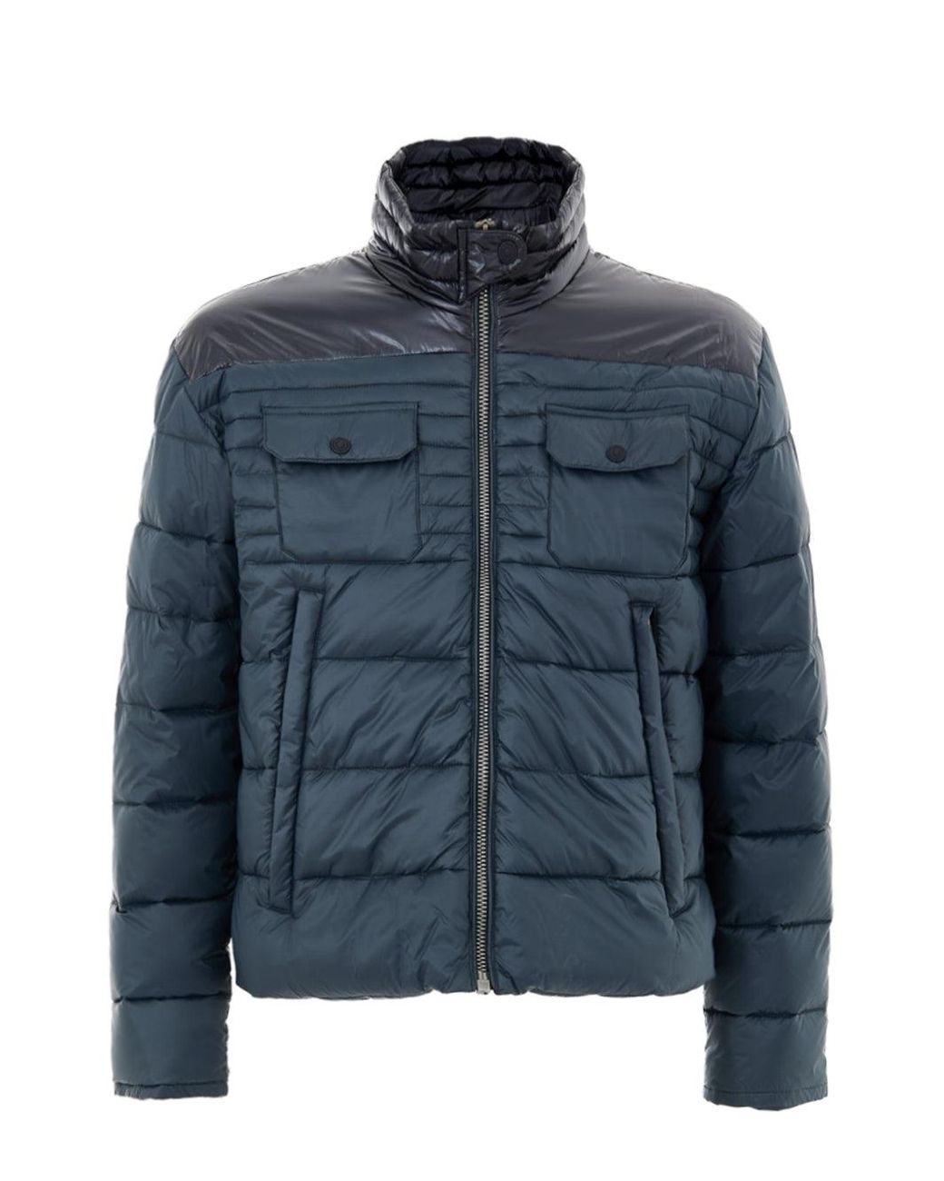Moose Knuckles Blue Giubbino Imbottito Leggero for men