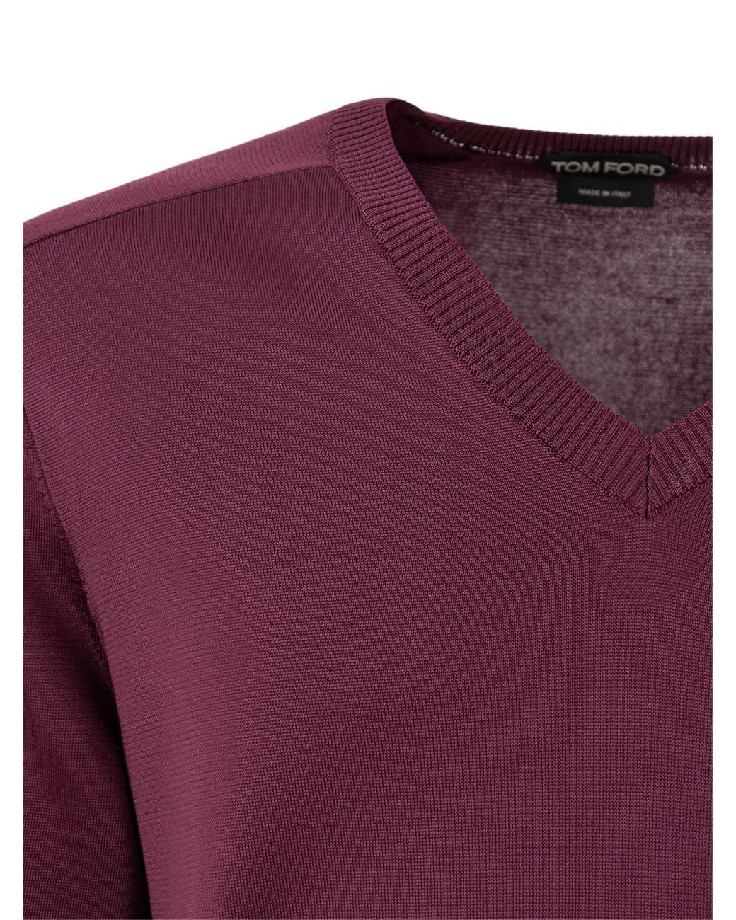 Tom Ford Purple Maglione V-Neck for men