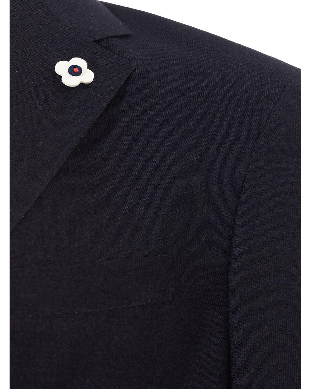 Lardini Blue Two Buttons Jacket for men