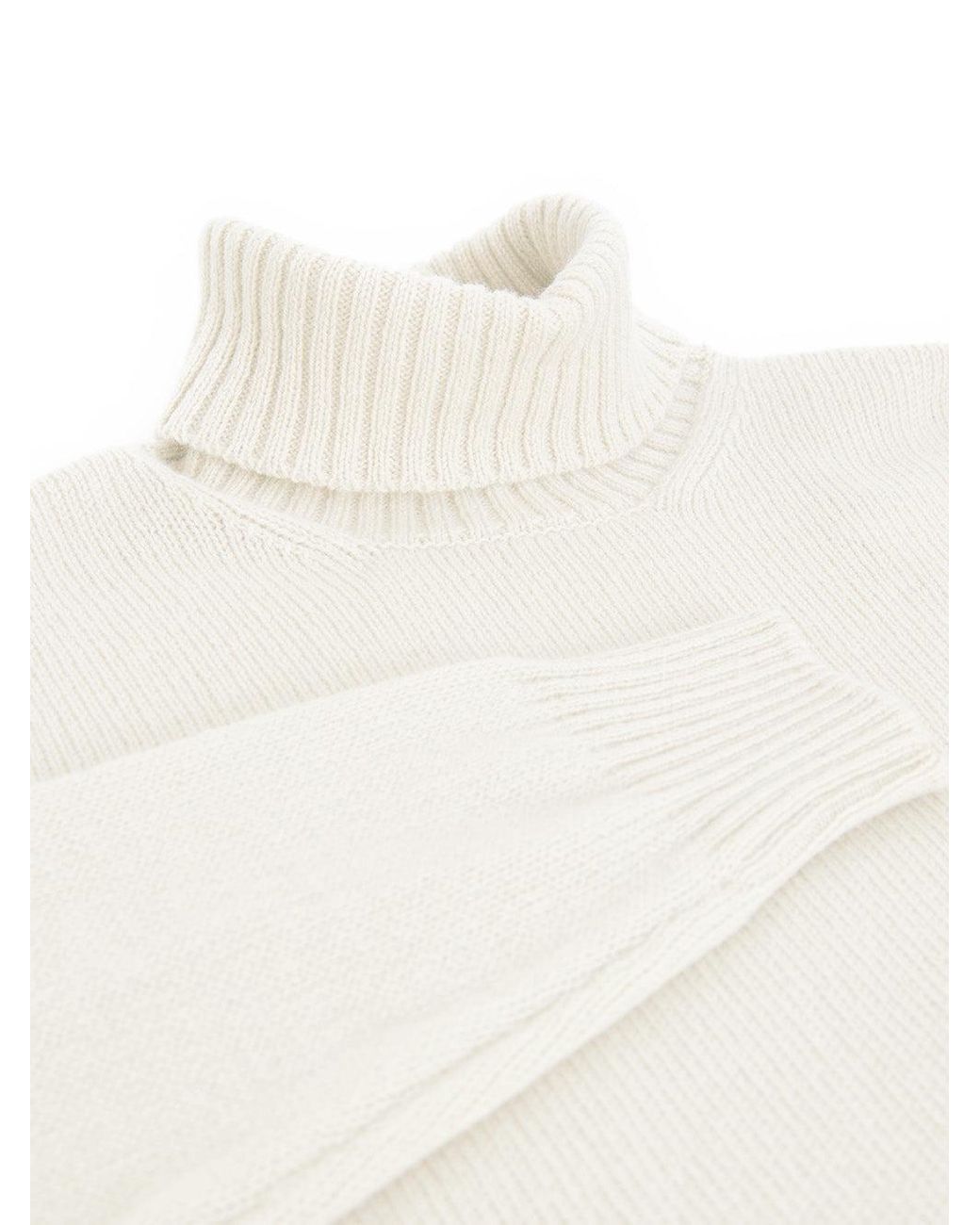 Gran Sasso White Maglione Dolcevita for men