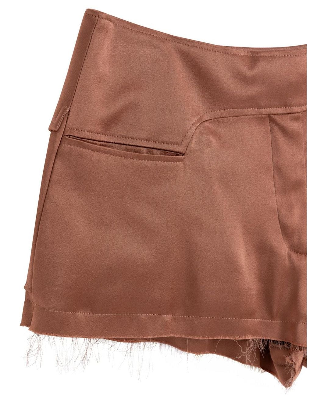 Tom Ford Brown Satin Shorts