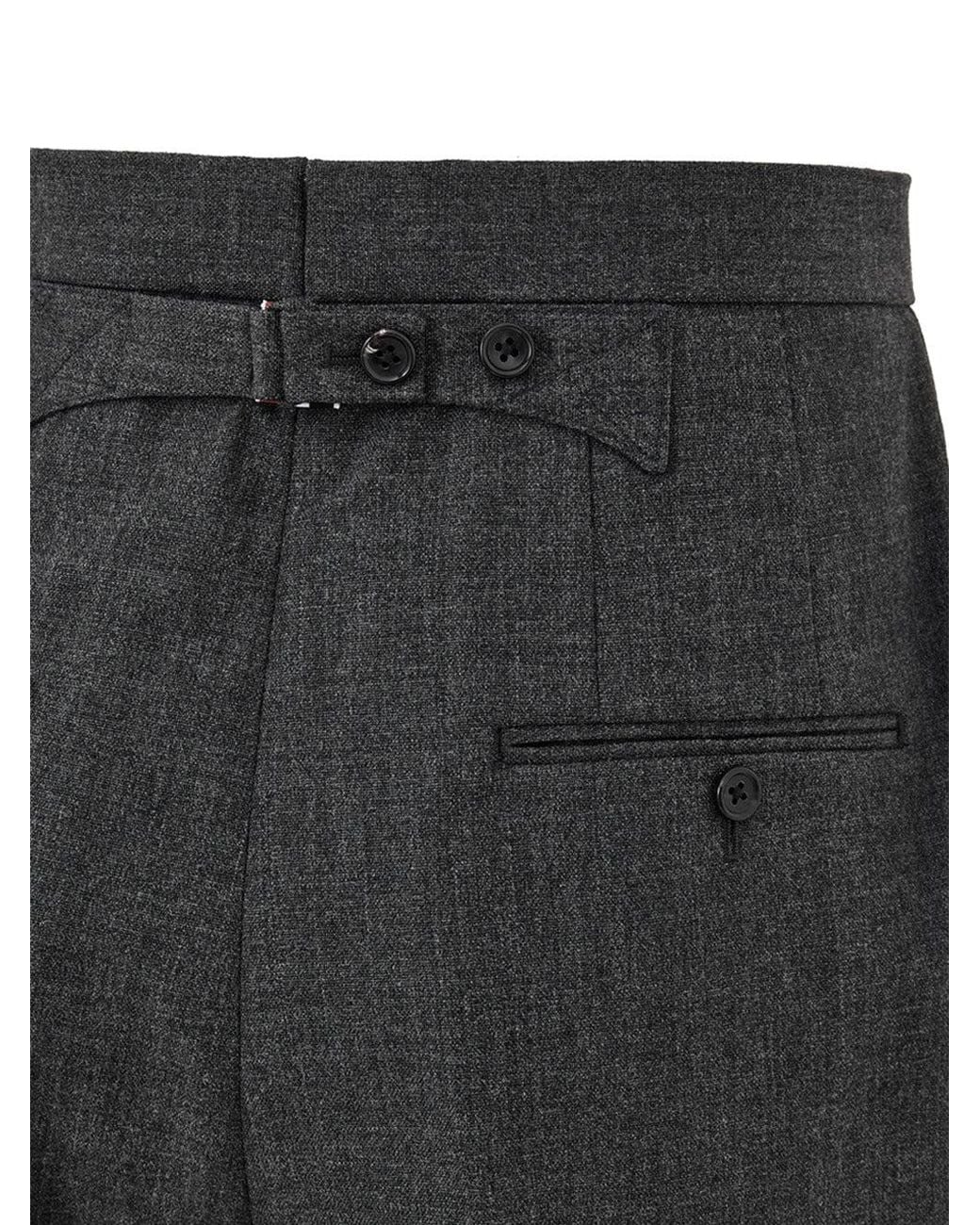 Thom Browne Gray Pantaloni Sartoriali for men