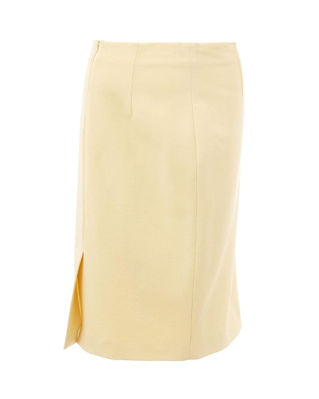 Lardini Natural Sheath Dress Skirt