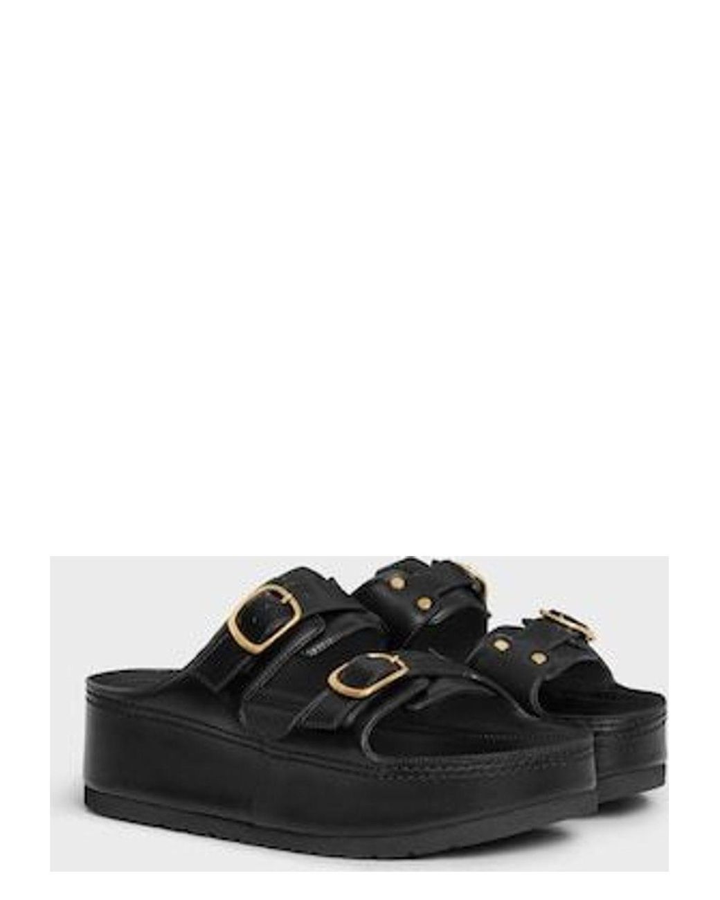 Celine Wedge Mule 50 in Black | Lyst