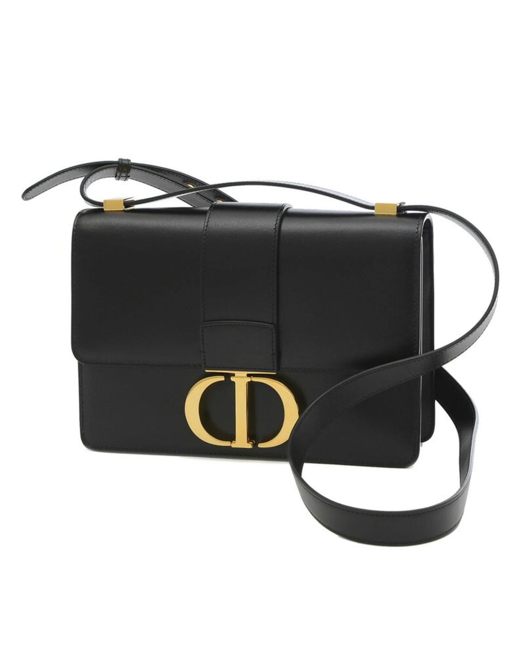 Dior Montaigne 30 Shoulder Bag Calfskin in Black | Lyst