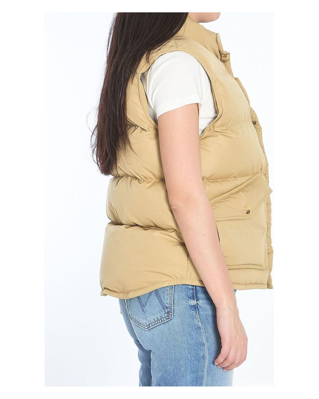 【CELINE】QUILTED GILET●RV0ET0N4103BE Celine Quilted Gilet in Blue | Lyst UK