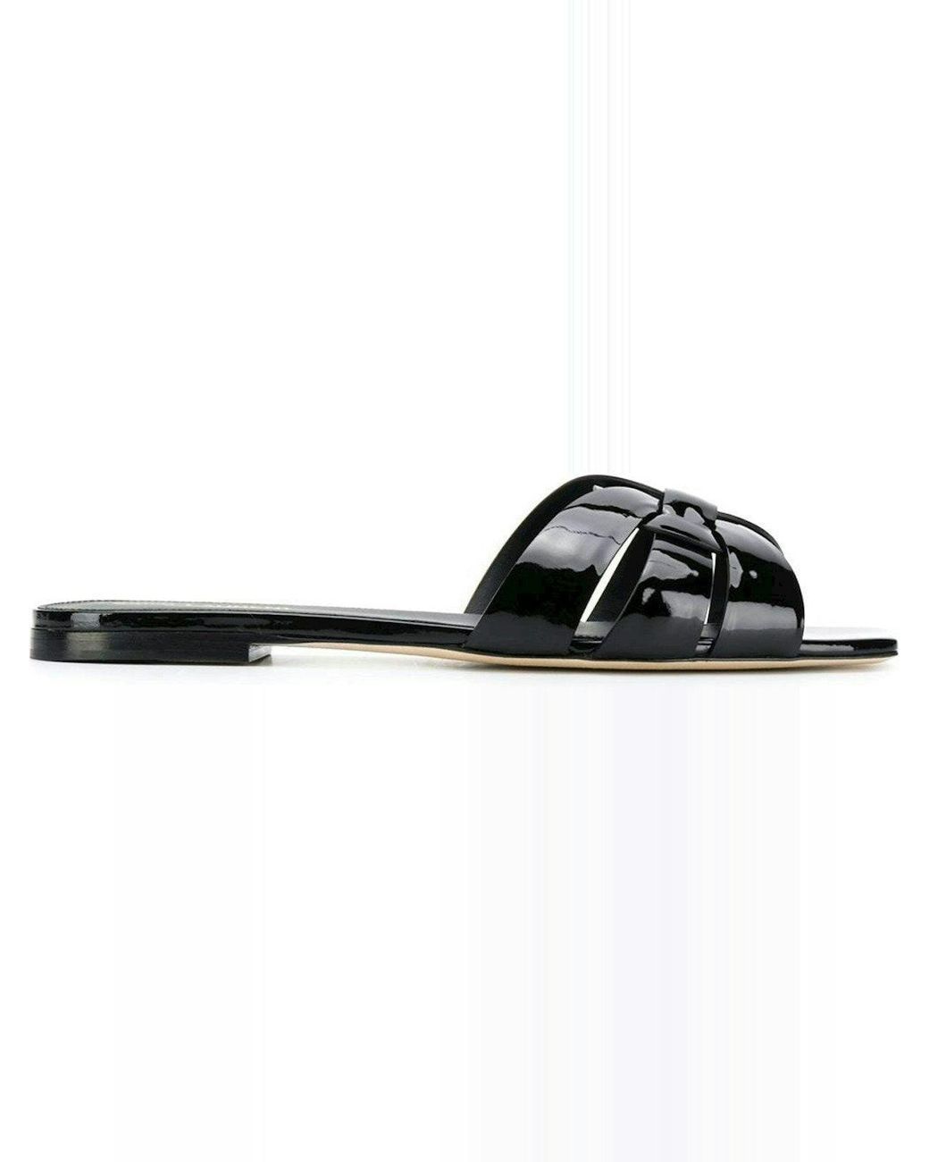 Saint Laurent Women's Sandal NU Pieds Tribute Black