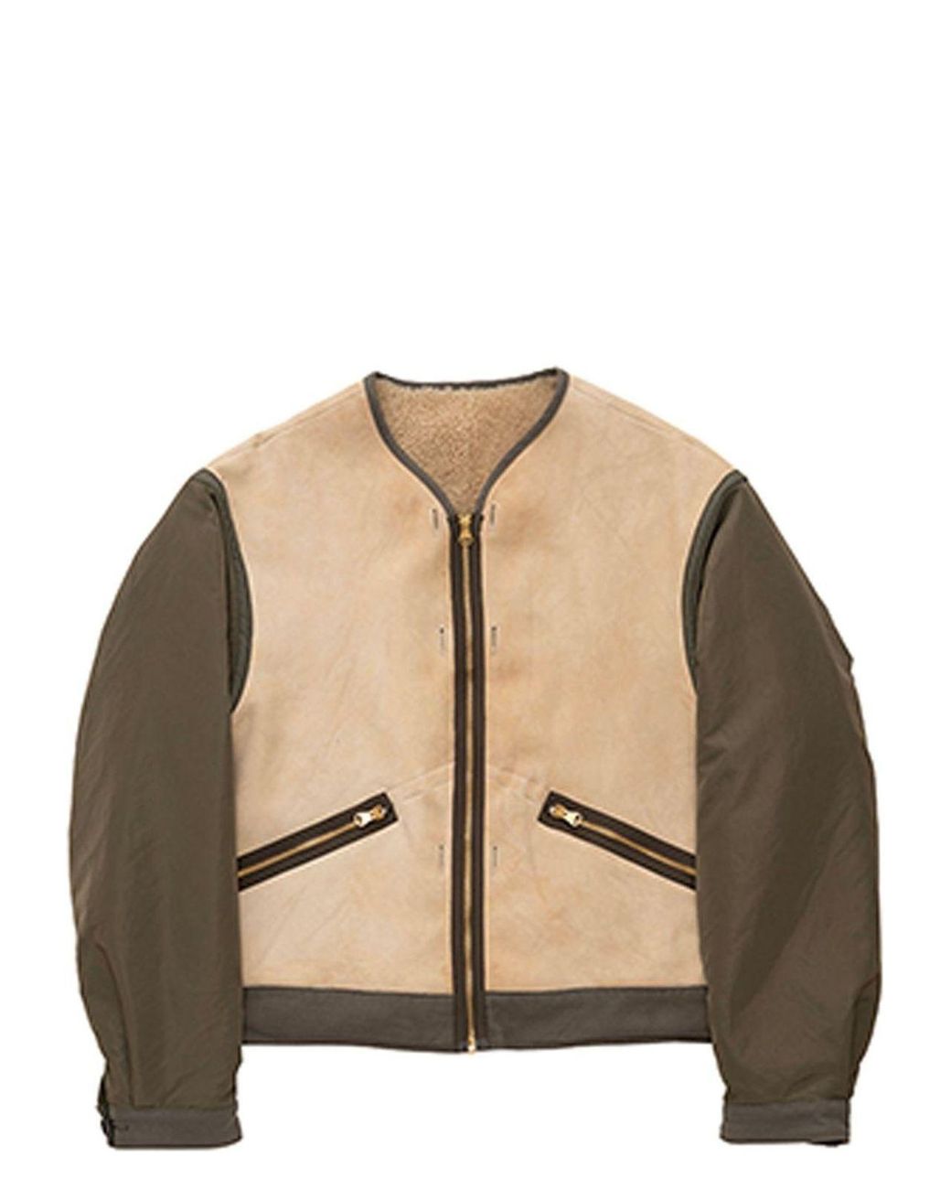 Visvim Iris Jkt (Sheepskin) in Natural for Men | Lyst UK