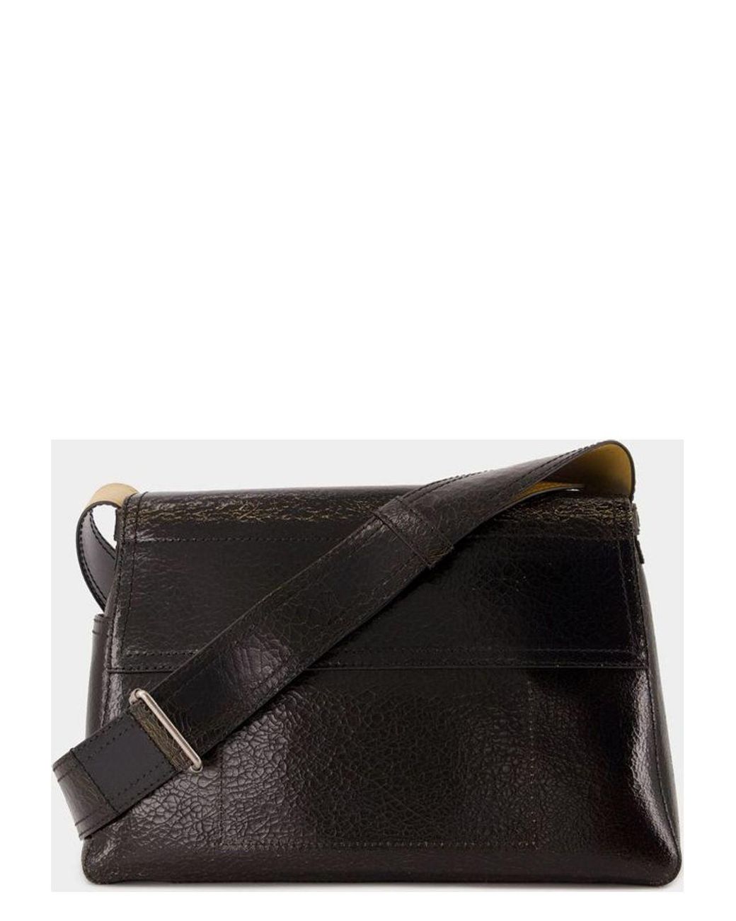 McQueen Leather The Slouch Crossbody Bag in Black | Lyst UK