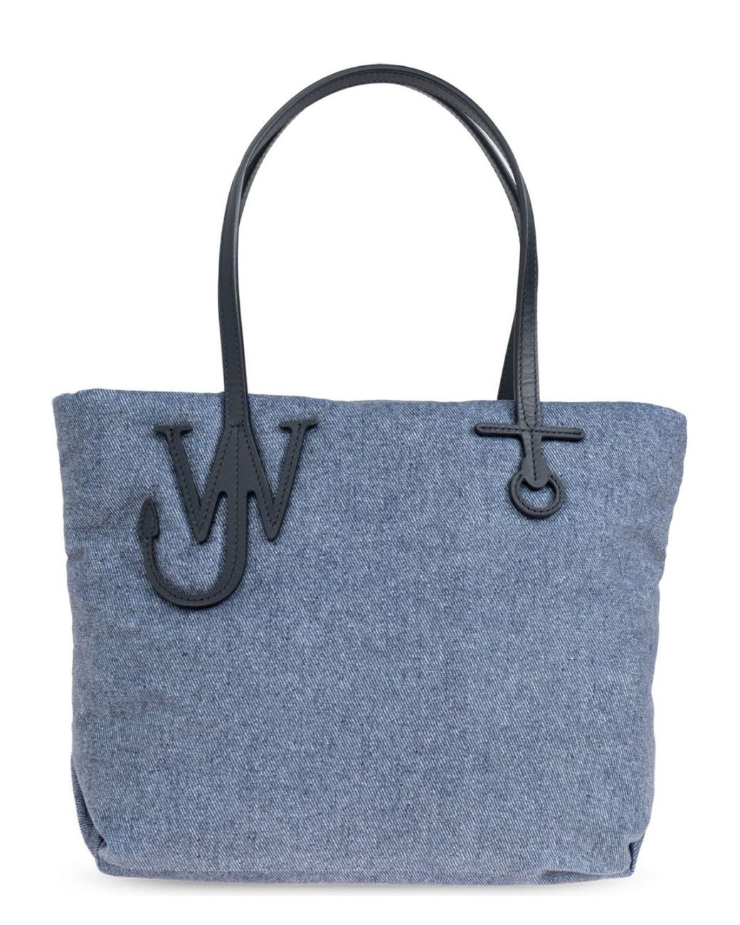 J W ANDERSON Small Puffy Anchor Logo Tote Bagトートバッグ JW Anderson Small Puffy Anchor Tote Bag | Black | FARFETCH