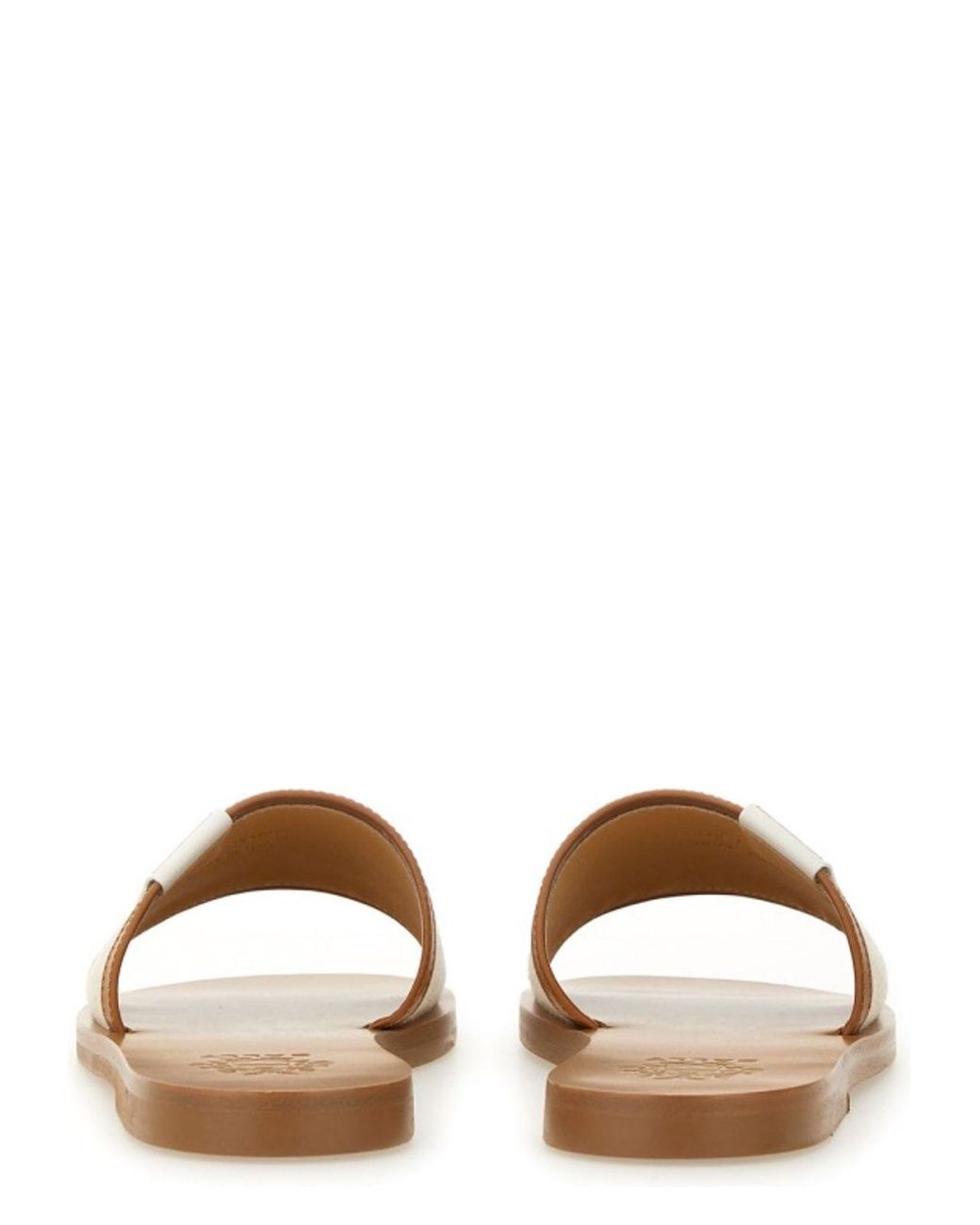 サンダル・ミュール Bally Slide Sandal Sollie Bally Slide Sandal Sollie in Natural | Lyst