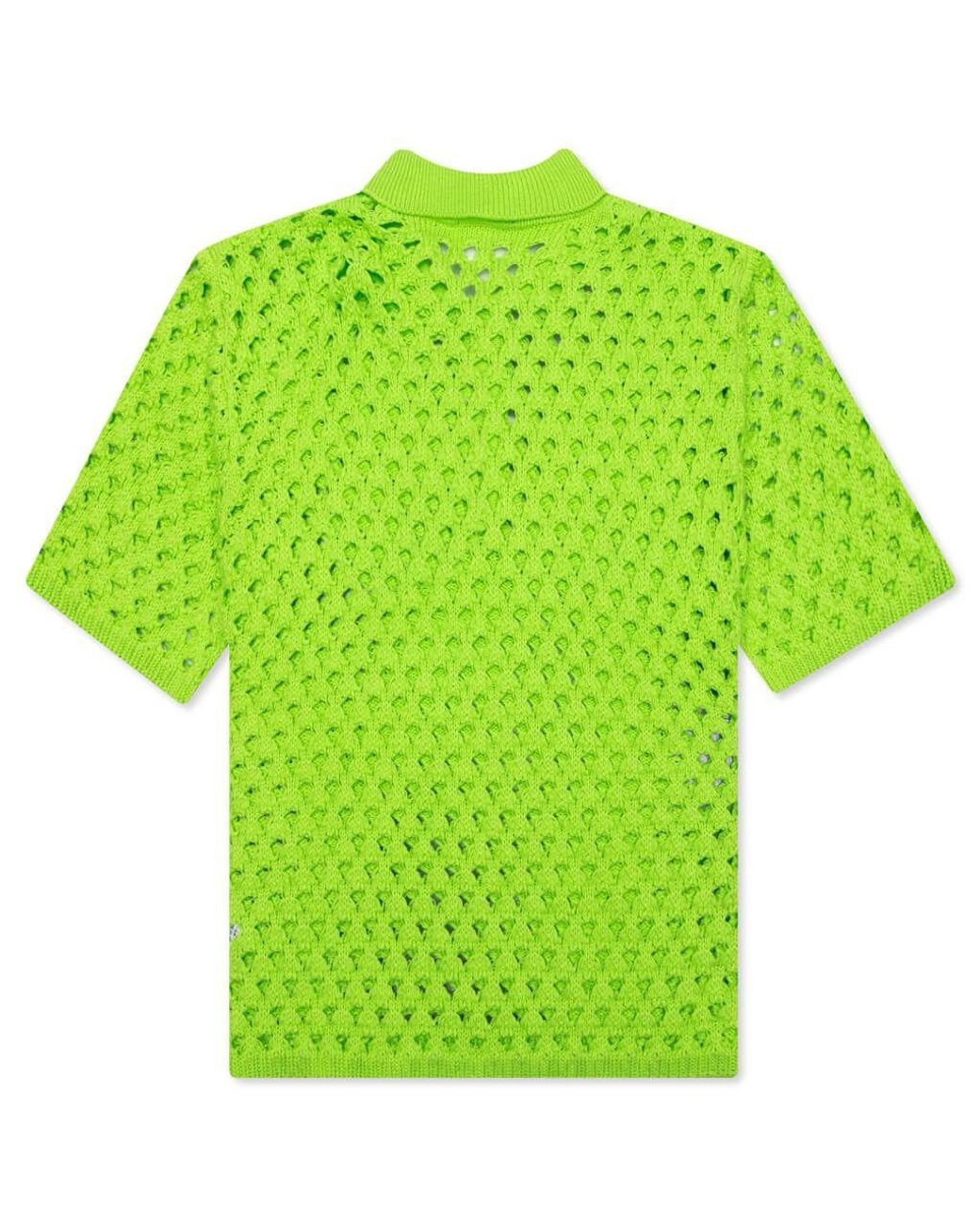 stussy-Lime-Big-Mesh-Polo- stussy-Lime-Big-Mesh-Polo-