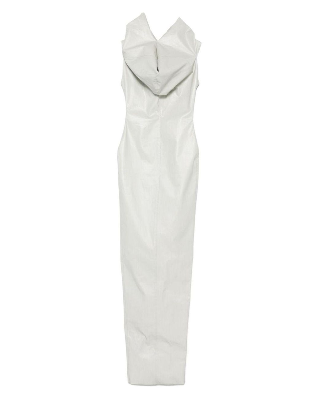 VIP【送料関税込】RICK OWENS WINGED LONG DRESS Rick Owens Winged Long Dress in White | Lyst UK