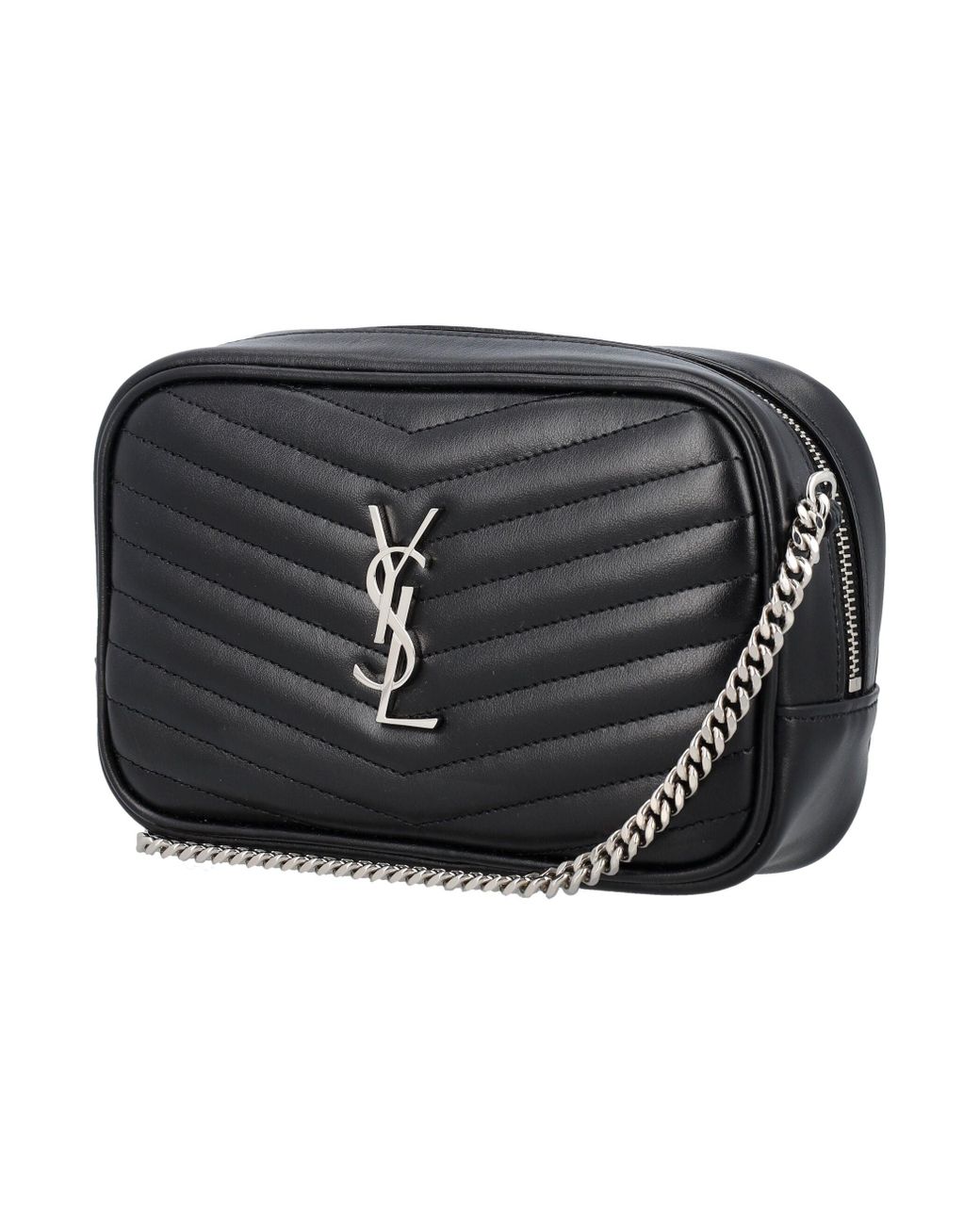 Saint Laurent Ysl M.Bag Mono in Black Lyst UK