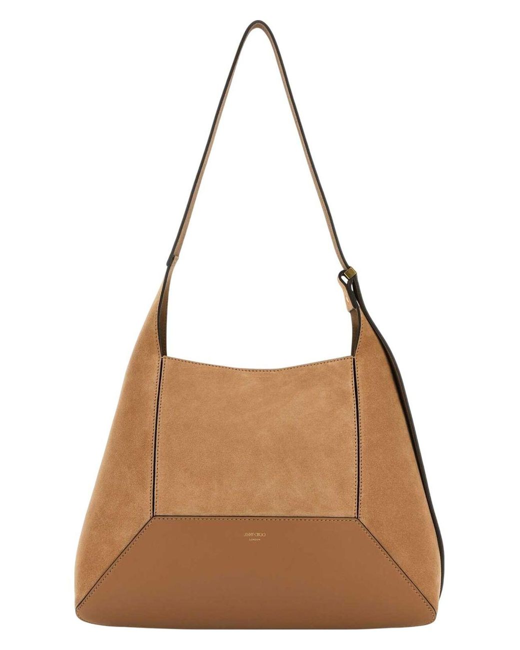 ショルダーバッグ・ポシェット JIMMY CHOO CAMEL SUEDE MEDIUM DIAMOND SHOULDER BAG Jimmy Choo Suede Medium Diamond Shoulder Bag in Brown | Lyst UK