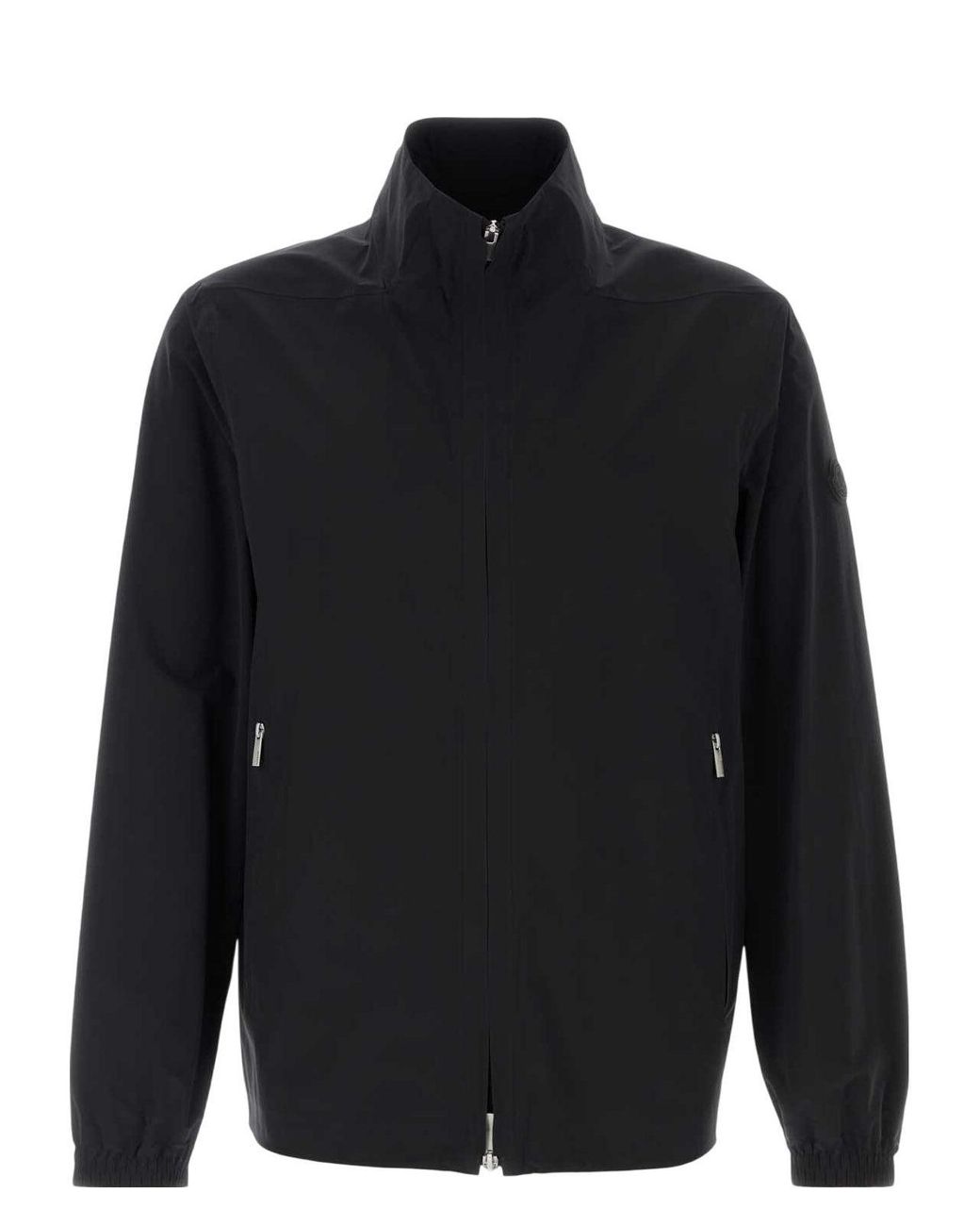 Moncler Stretch Nylon Frene Windbreaker in Black for Men | Lyst