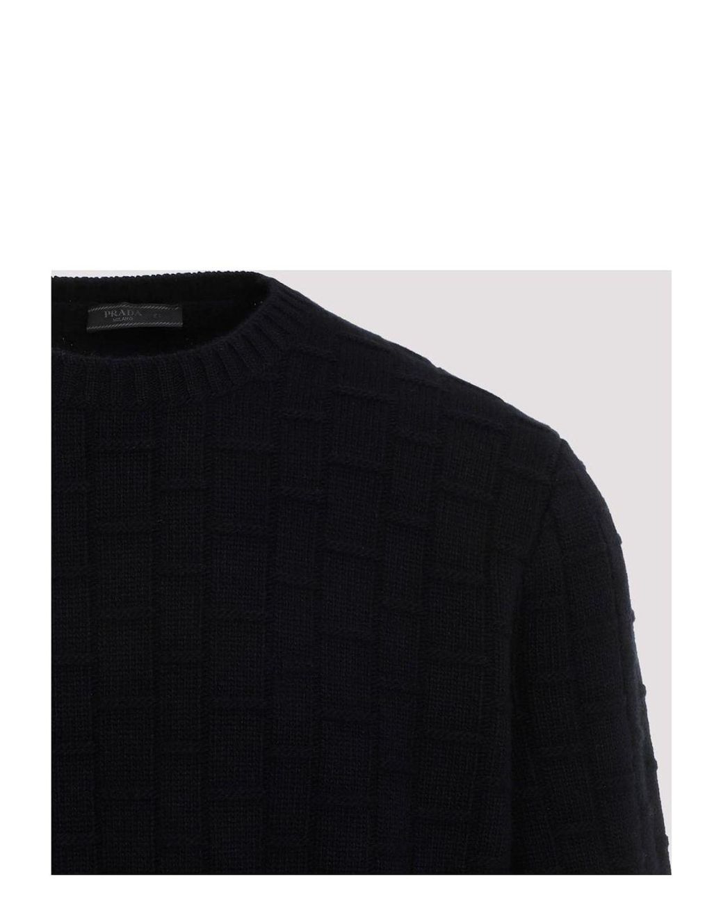 【PRADA】GIROCOLLO MC◆UJN9291045 Prada Girocollo in Black for Men | Lyst