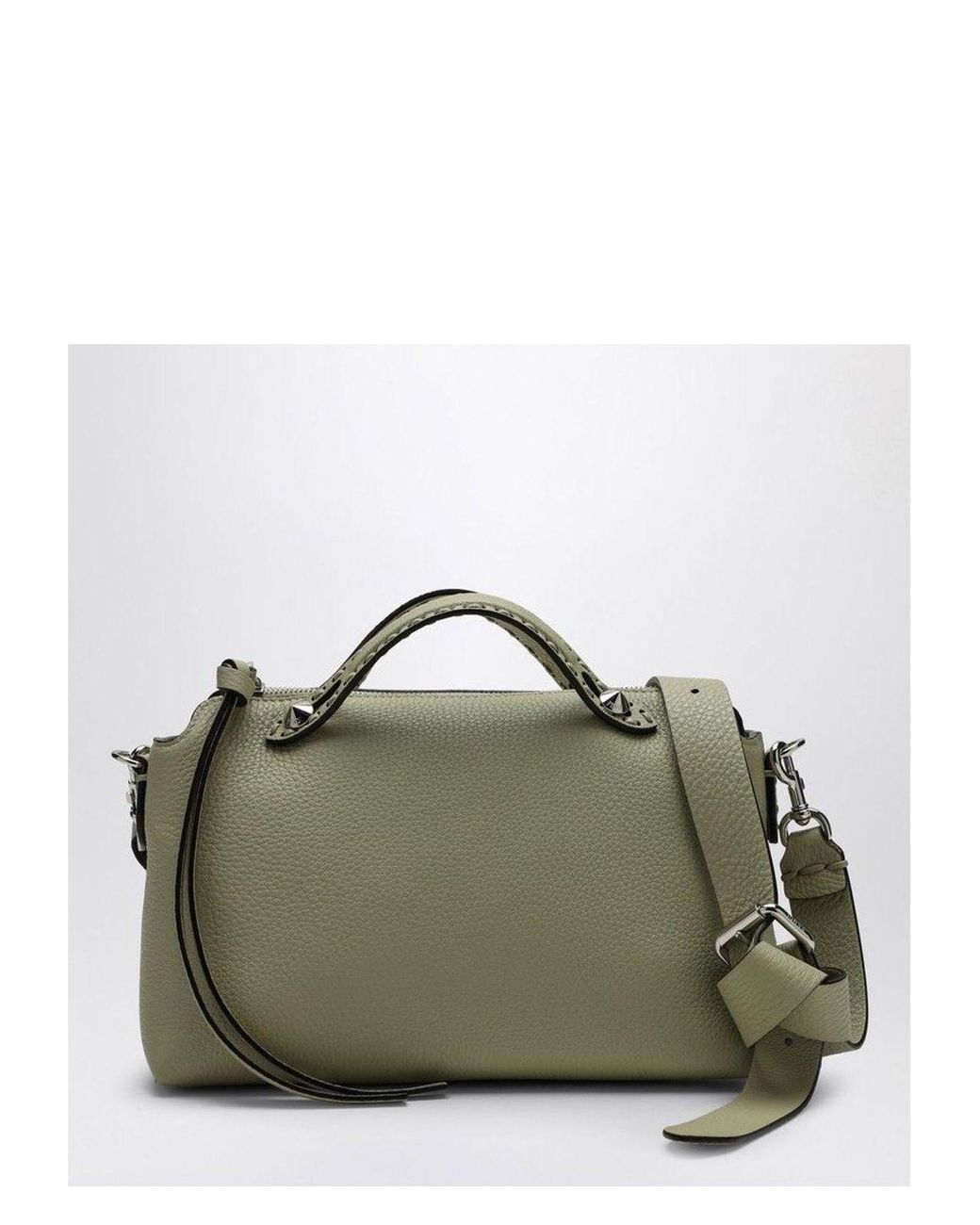 ハンドバッグ FENDI PASTEL GREEN LEATHER MEDIUM BY THE WAY HANDBAG fendi-Green-Pastel-Leather-
