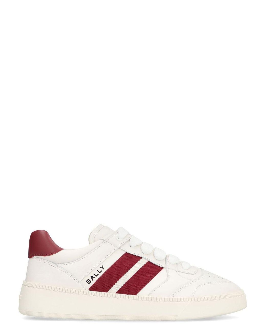スニーカー BALLY FW25 White leather Rebby sneakers (MSK08YVT179 I0I0) BALLY REBBY Sneaker – LOZURI®
