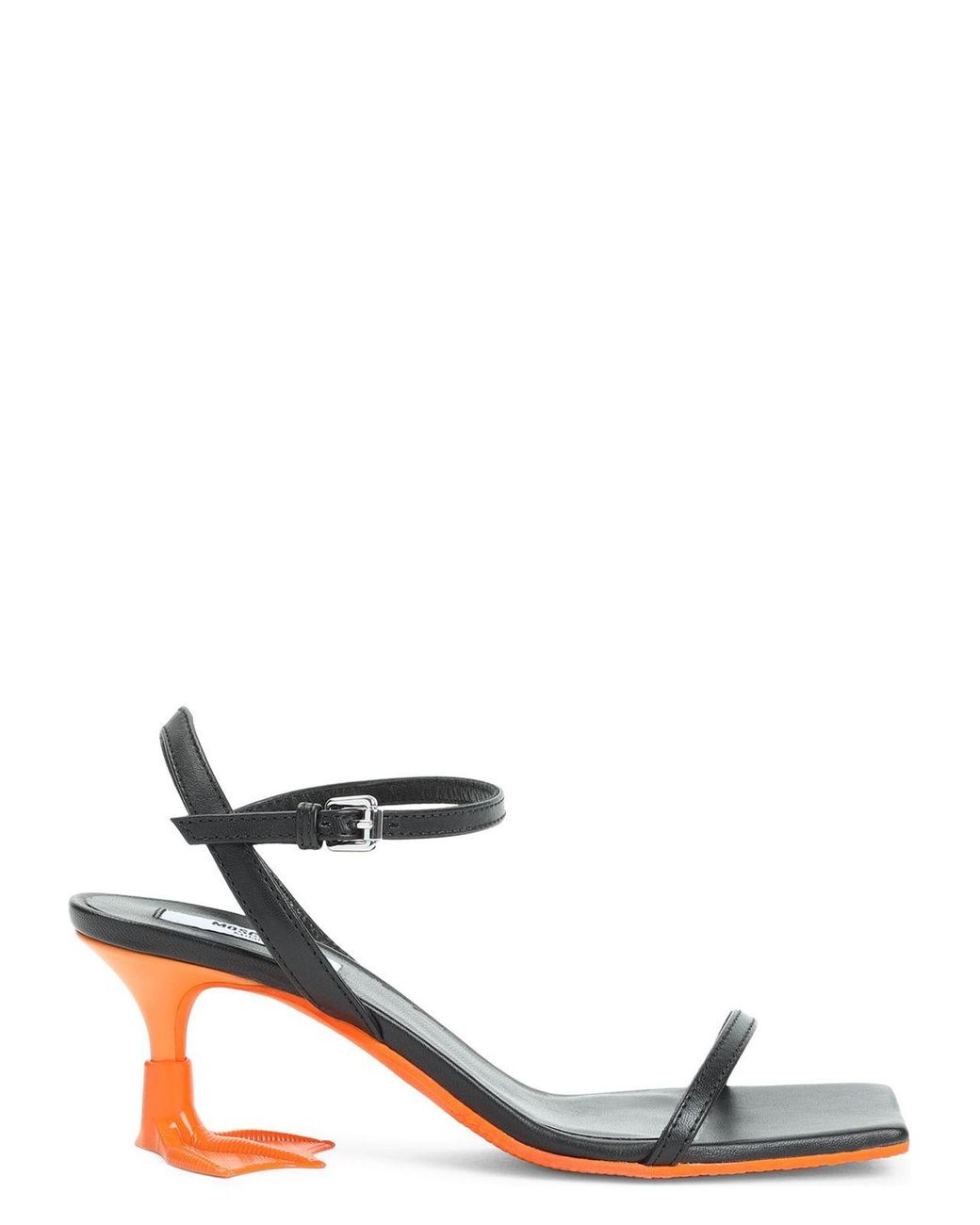 サンダル・ミュール MOSCHINO DUCK SANDALS Moschino Duck 100MM Leather Sandals | Saks Fifth Avenue