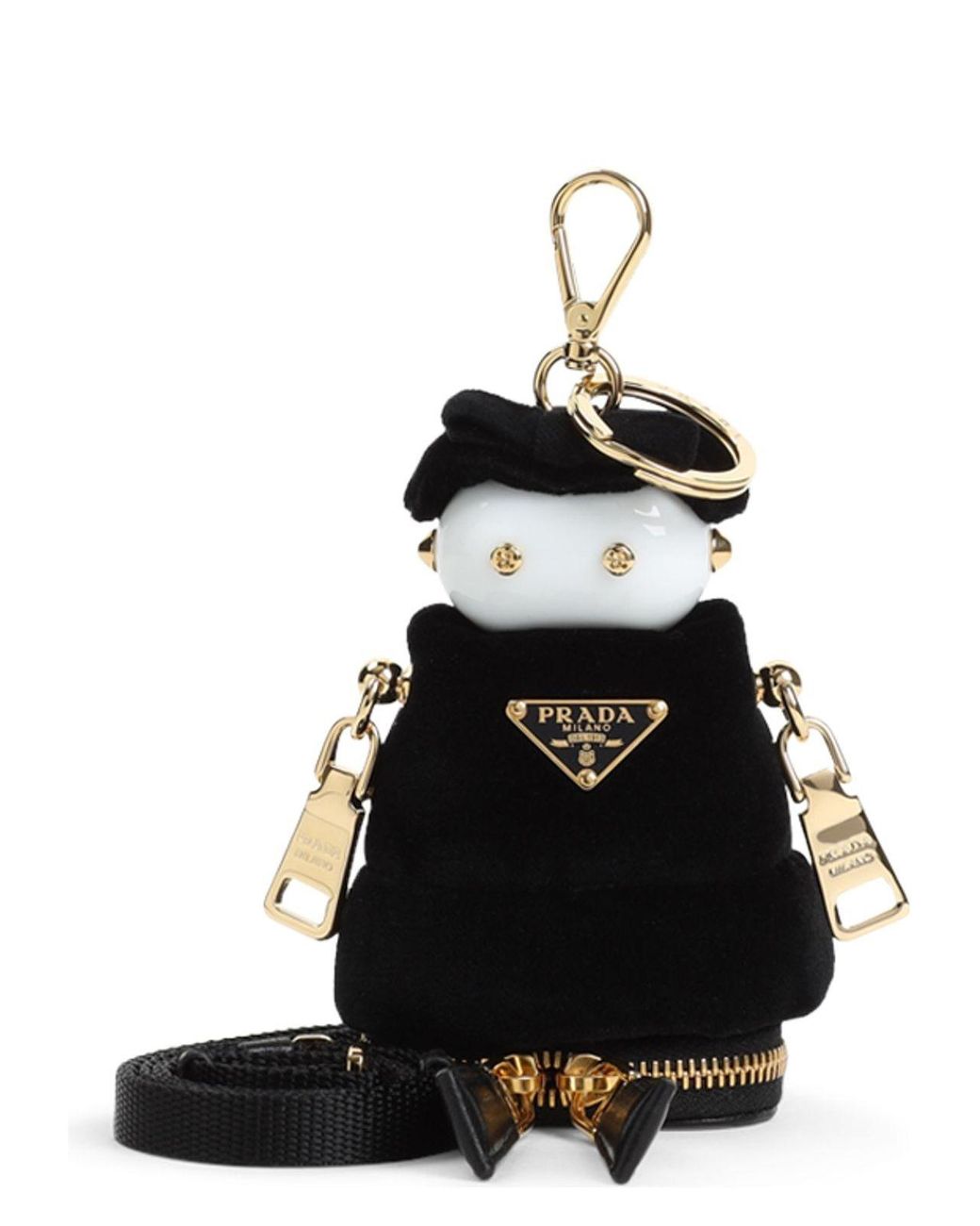 テックアクセサリー PRADA PATTY TRICK AIRPODS CASE Prada Patty Trick Airpods Case in Black | Lyst