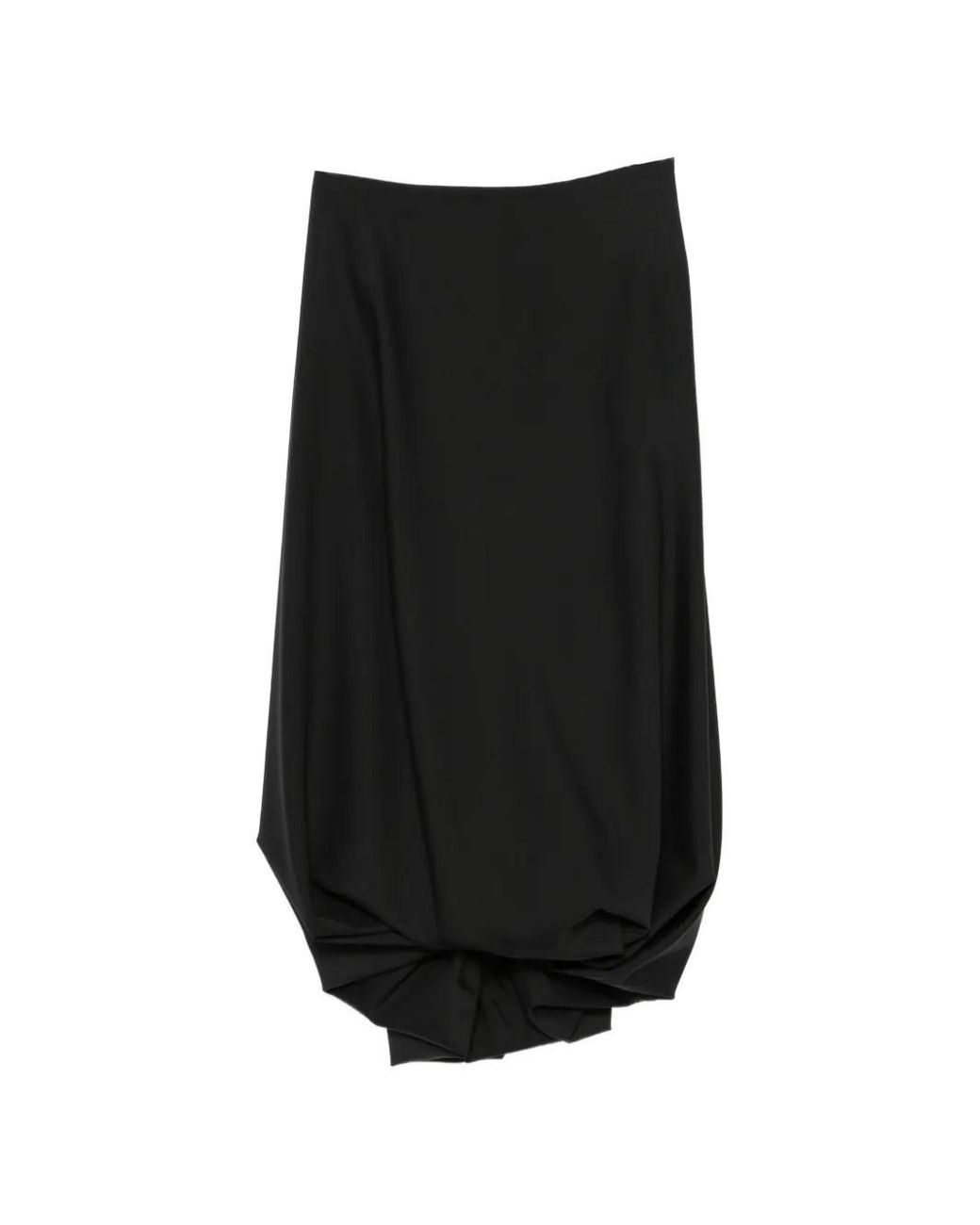 Rohe Black Baloon Midi Skirt