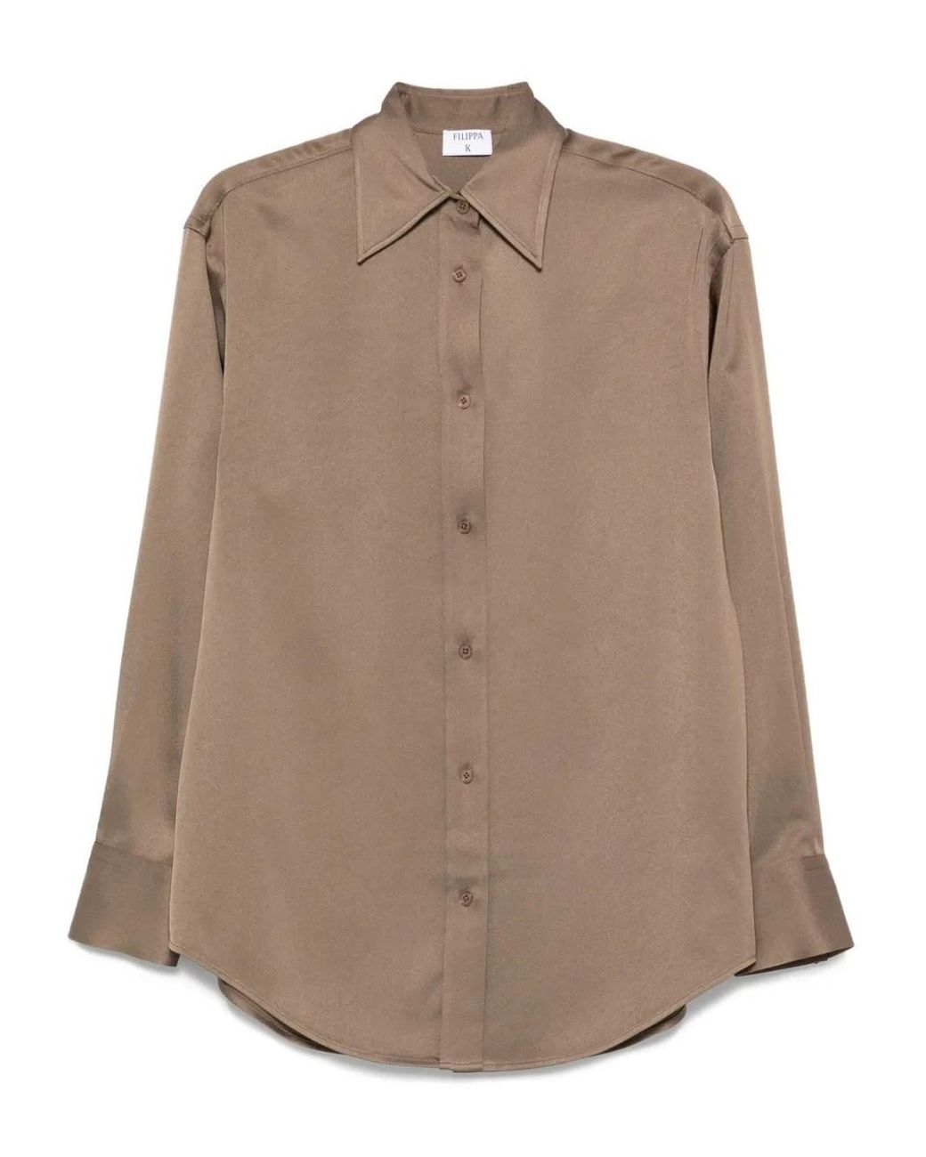Filippa K Brown Long-Sleeve Shirt