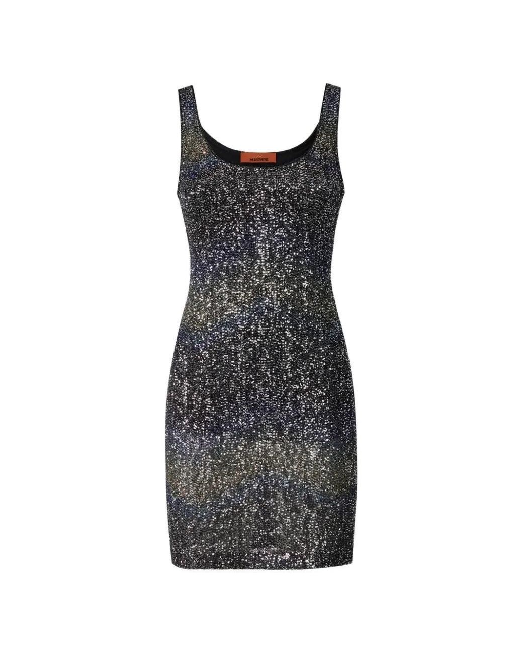 Missoni Black Sequin Mini Dress