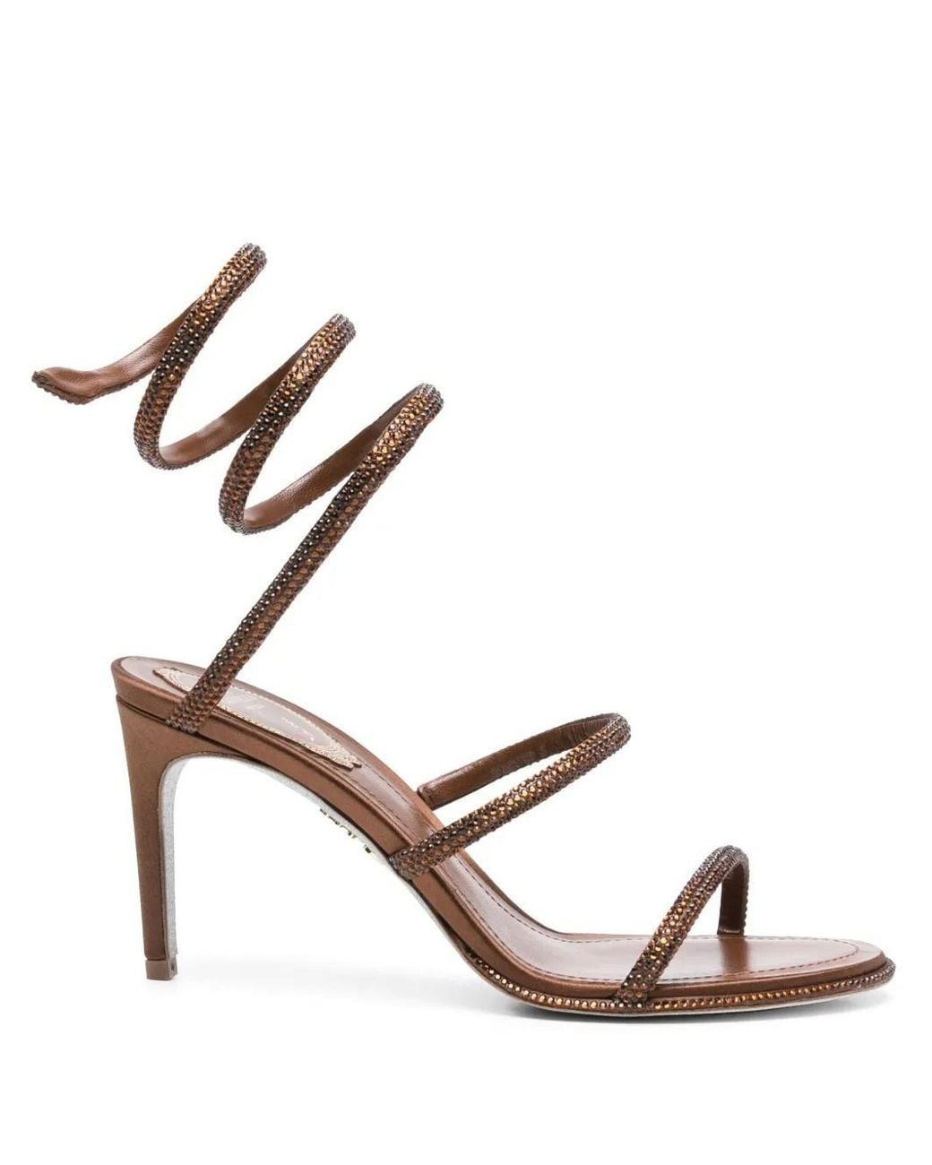Rene Caovilla Metallic 100Mm Cleo Sandals