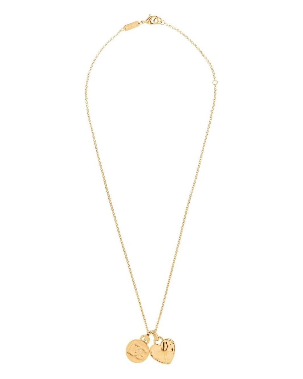 Dolce & Gabbana White Pendent Necklace