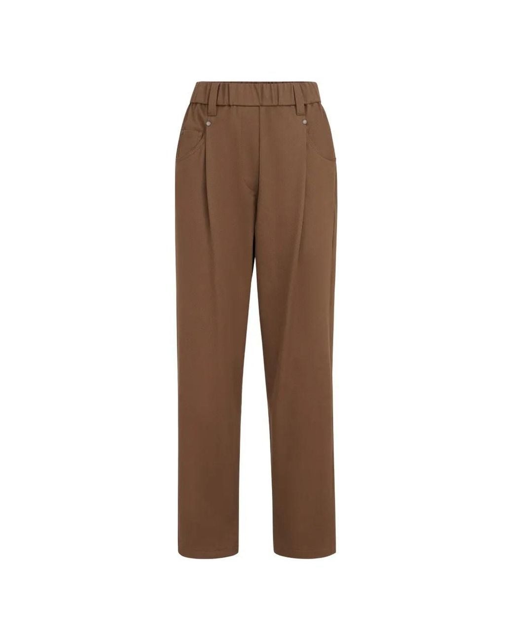 Brunello Cucinelli Brown Baggy Trousers