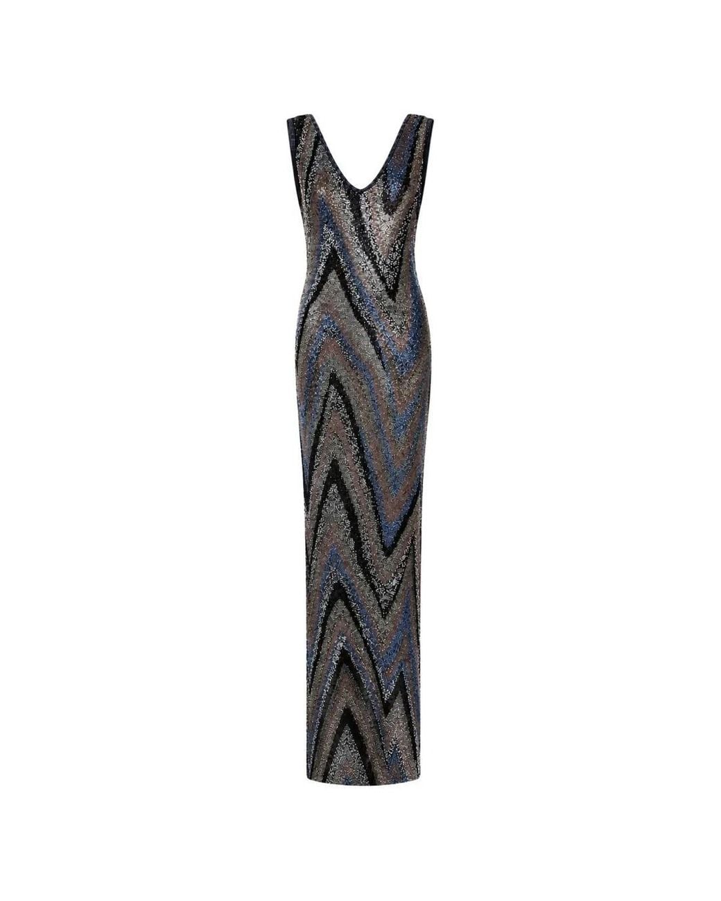 Missoni Black V Neck Dress