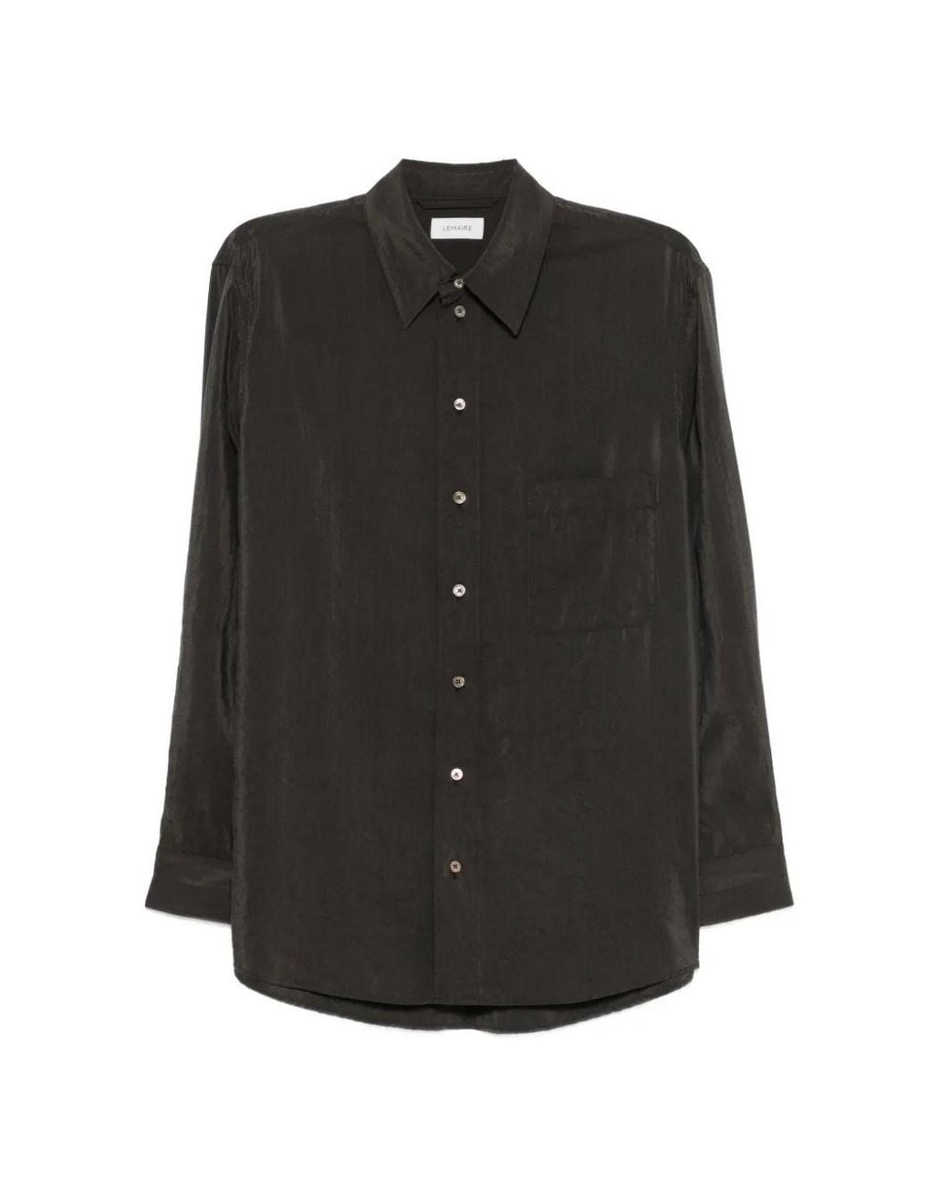 Lemaire Black Regular Shirt