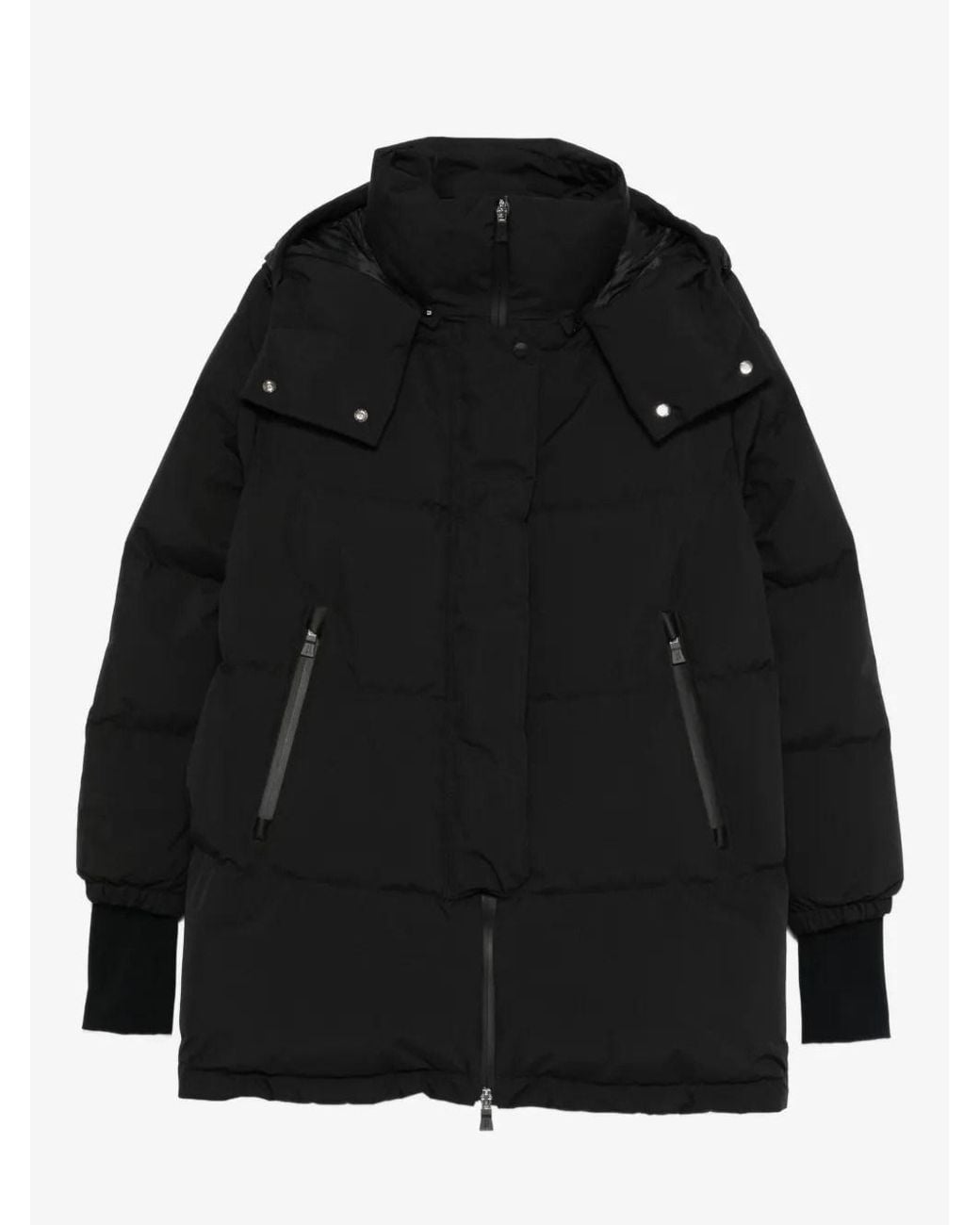 Herno Black Hooded Puff Coat