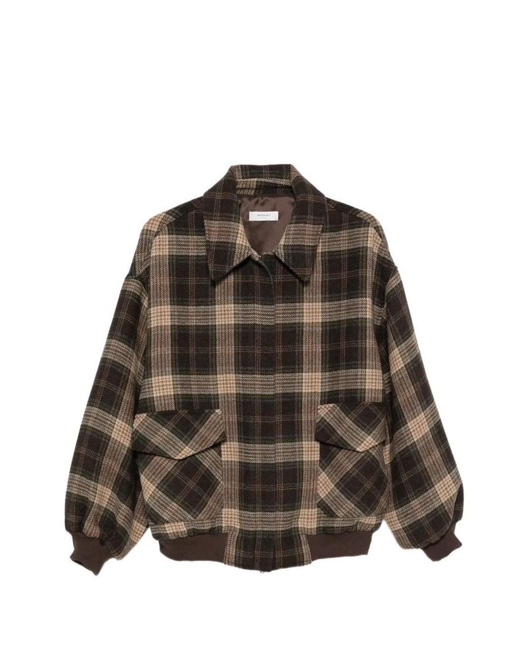 NINA 14.7 Brown Bomber Jacket