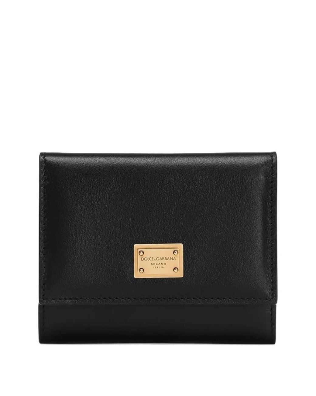 Dolce & Gabbana Black Plongé Wallet