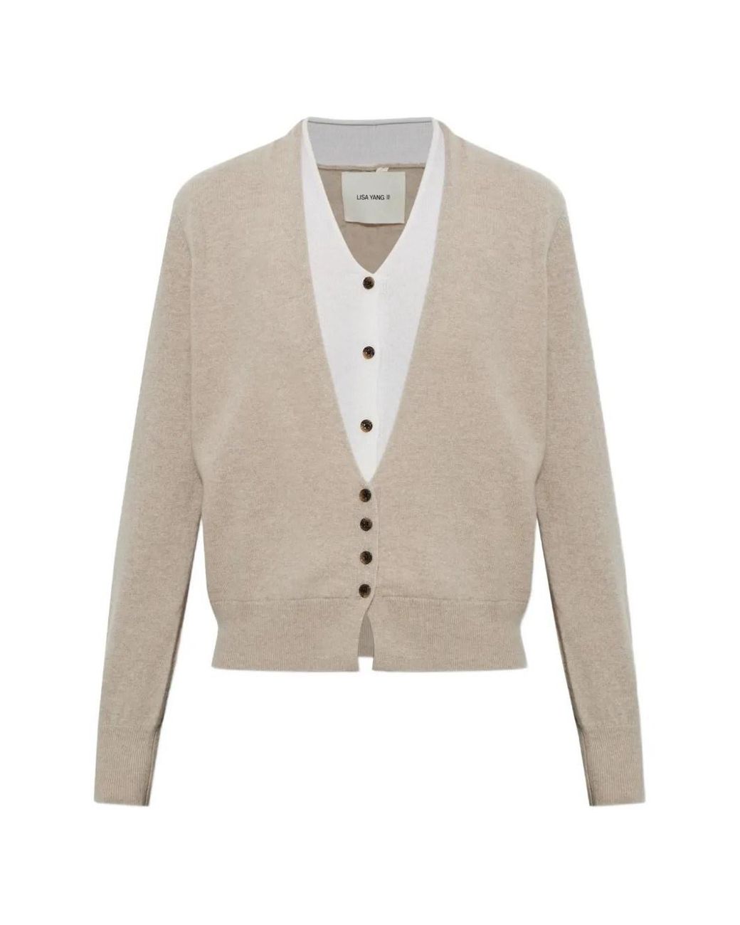 Lisa Yang White Vani Cardigan