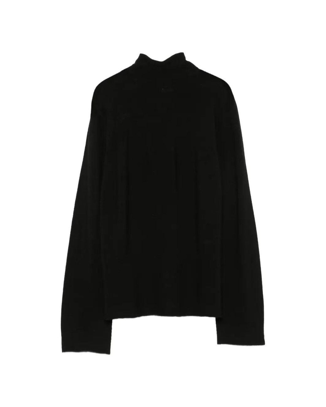 Alpha Studio Black High Neck Sweater