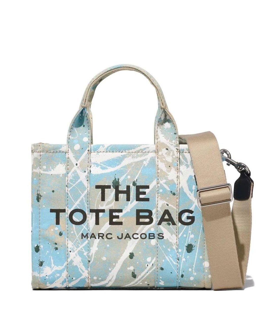 Marc Jacobs The Mini Splatter Tote Bag in Blue | Lyst UK