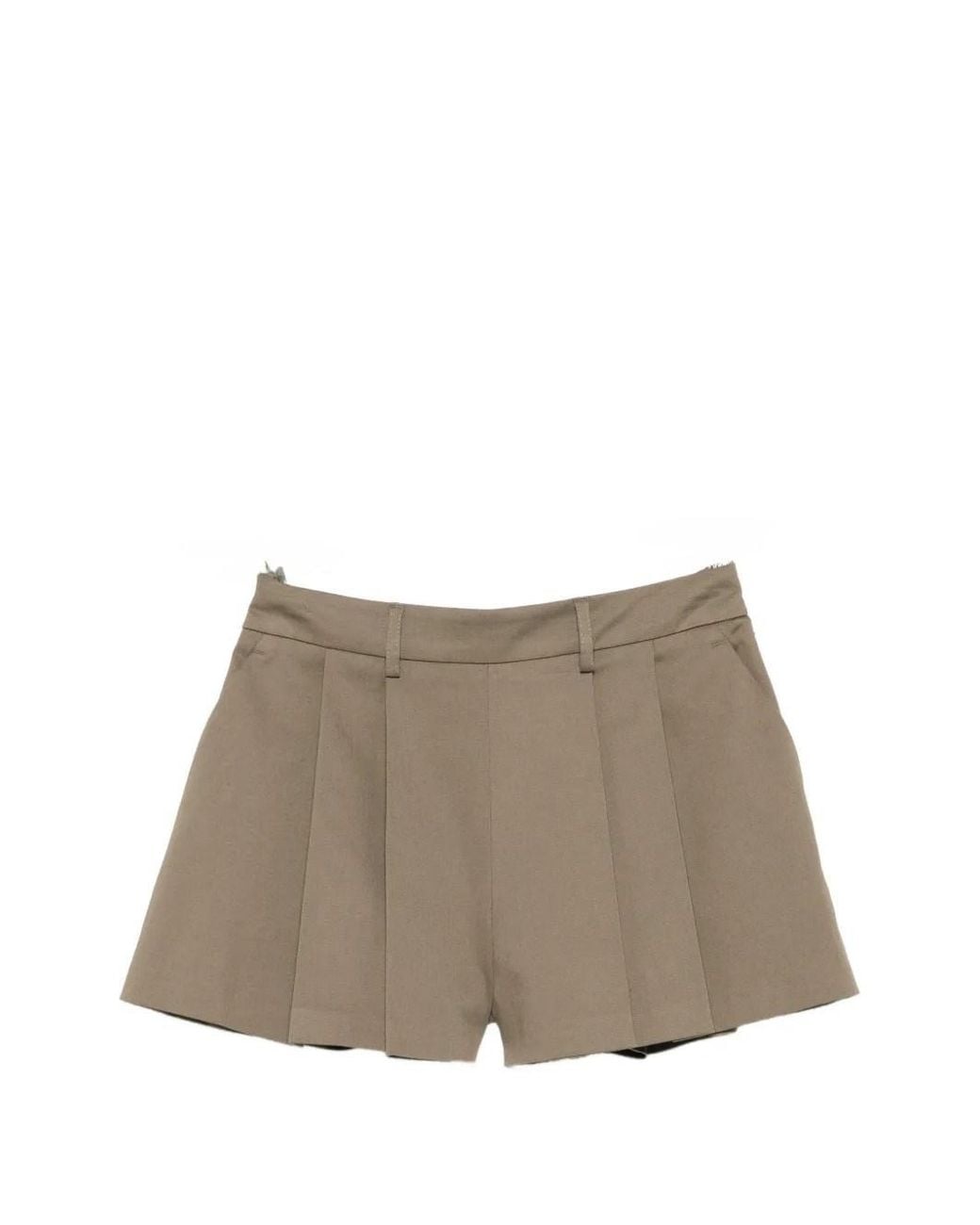 NINA 14.7 Gray Pleated Shorts