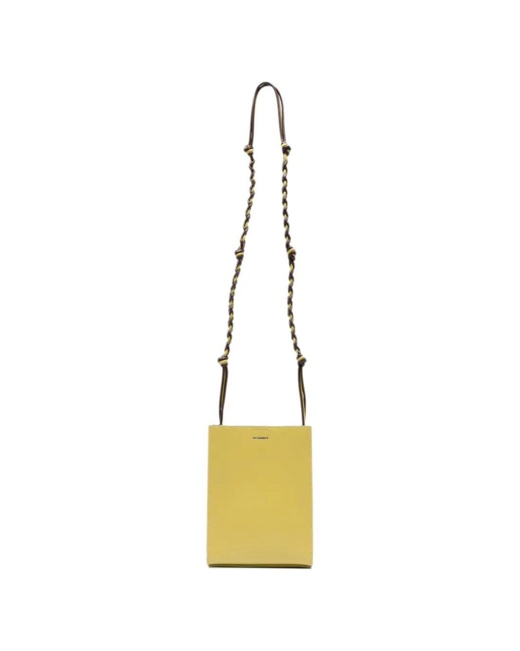 Jil Sander Metallic Tangle Woven Crossbody Bag