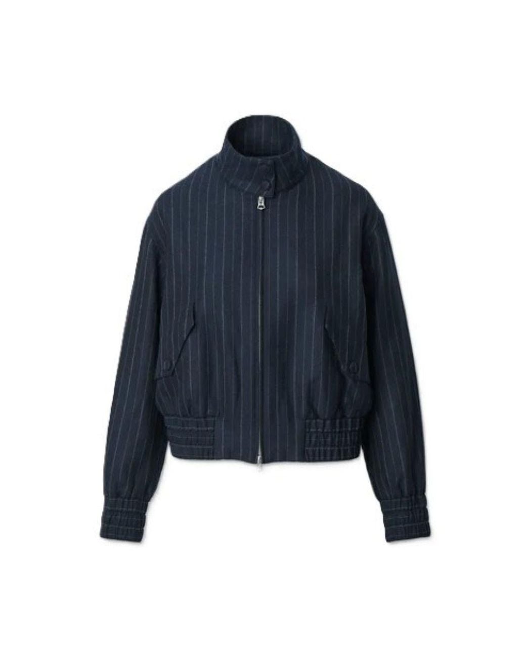 Rag & Bone Blue Eliza Bomber Jacket