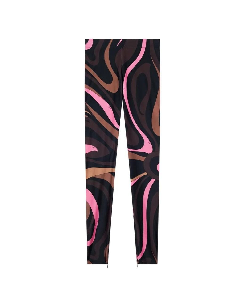 Emilio Pucci Blue Printed Leggings