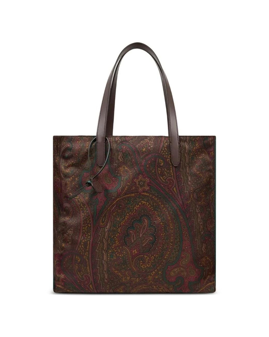 Etro Brown Arnica Print Tote