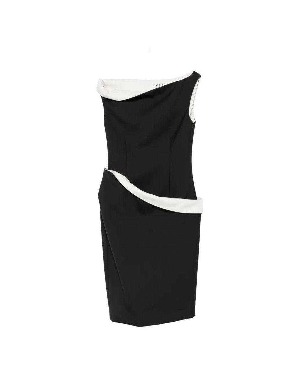 Rohe Black Two Tone Dress