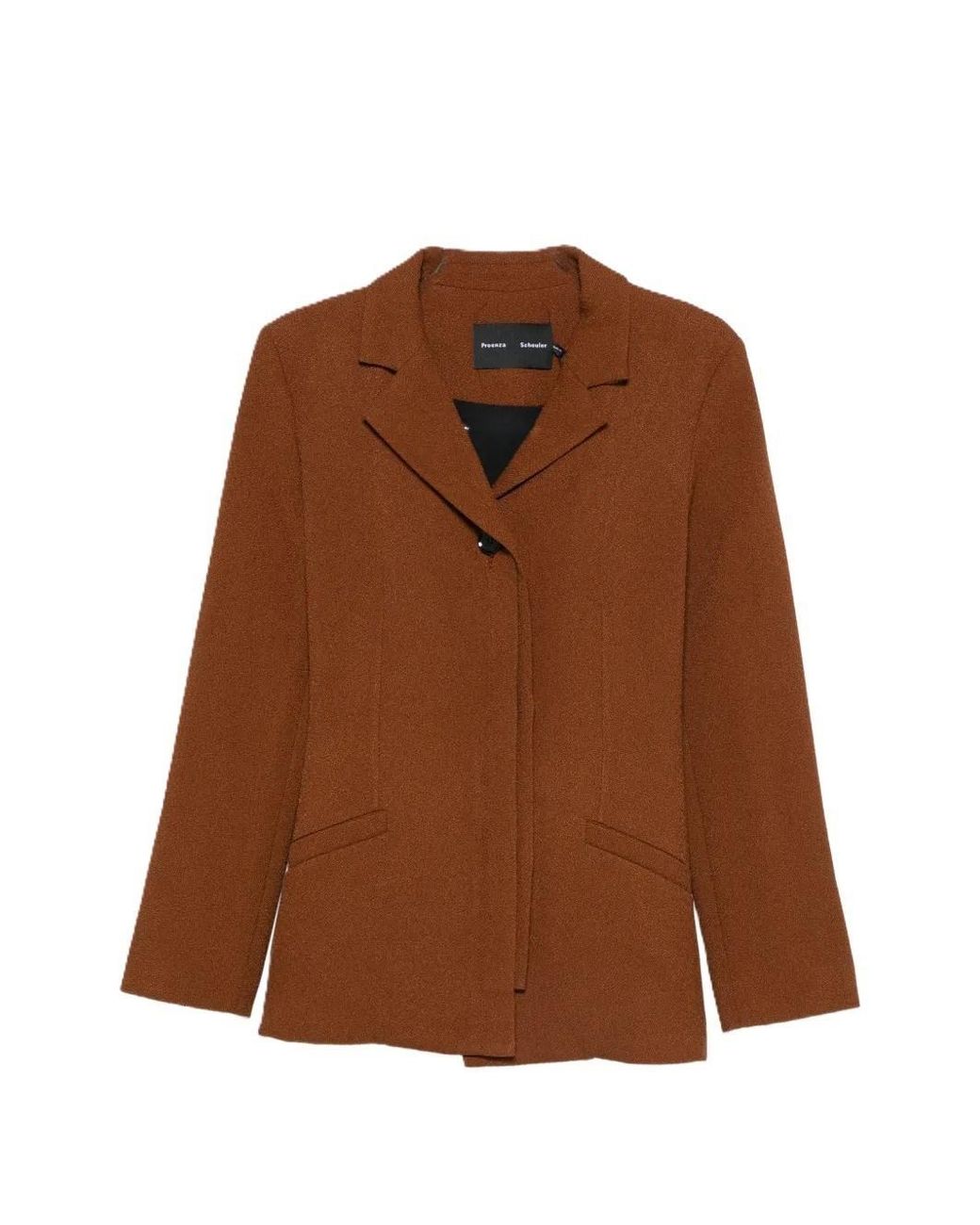 Proenza Schouler Brown Button-Detail Jacket