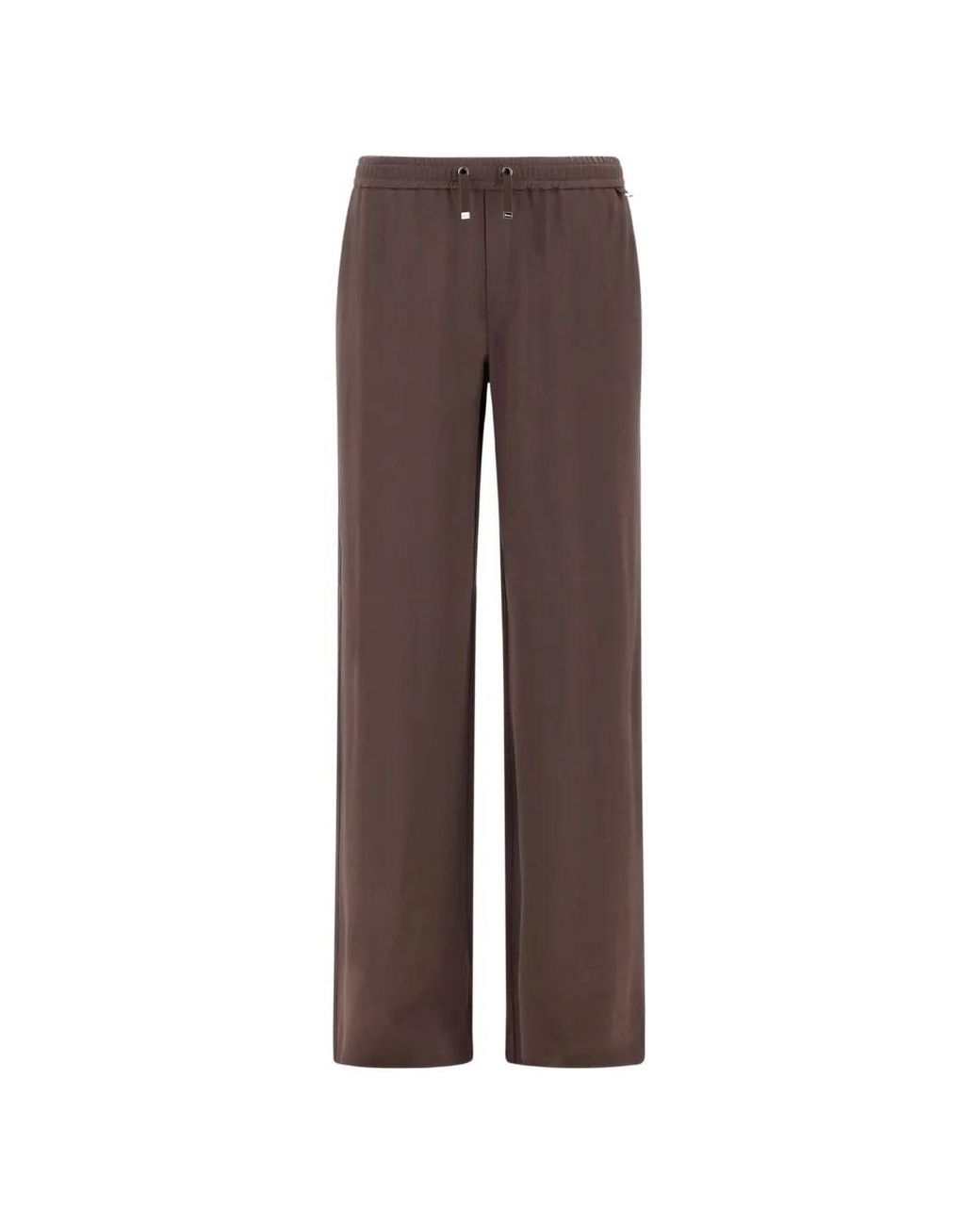 Herno Brown Pantalon Droit Resort